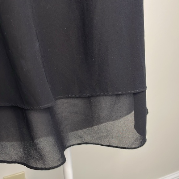 Rebecca Hampton Black Layered & Ruffled Sleeveless Top. Small - Picture 2 of 9